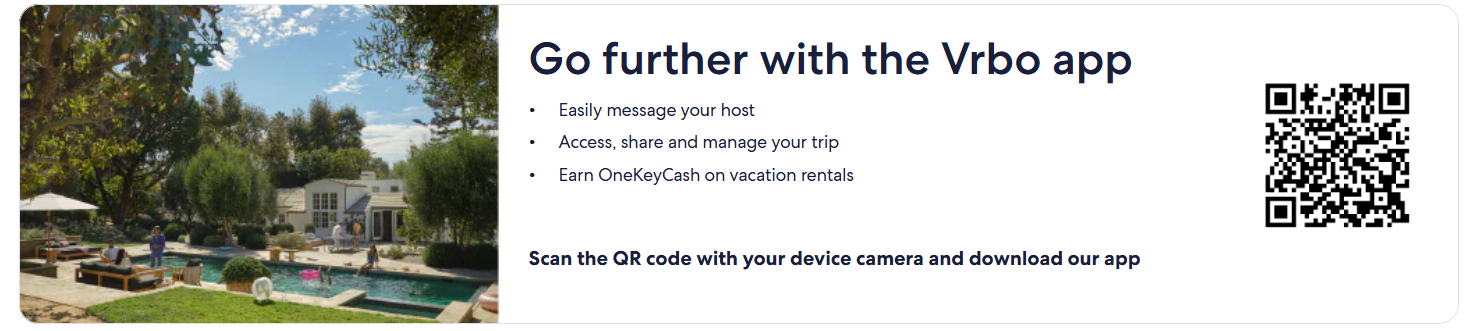 Go further with the Vrbo app